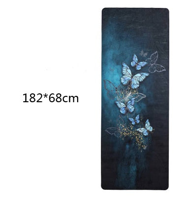 Van gaali rubber suede thickened yoga mat