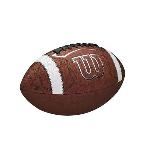 WILSON GST SpeedSkin One Football - Brown, Official Size