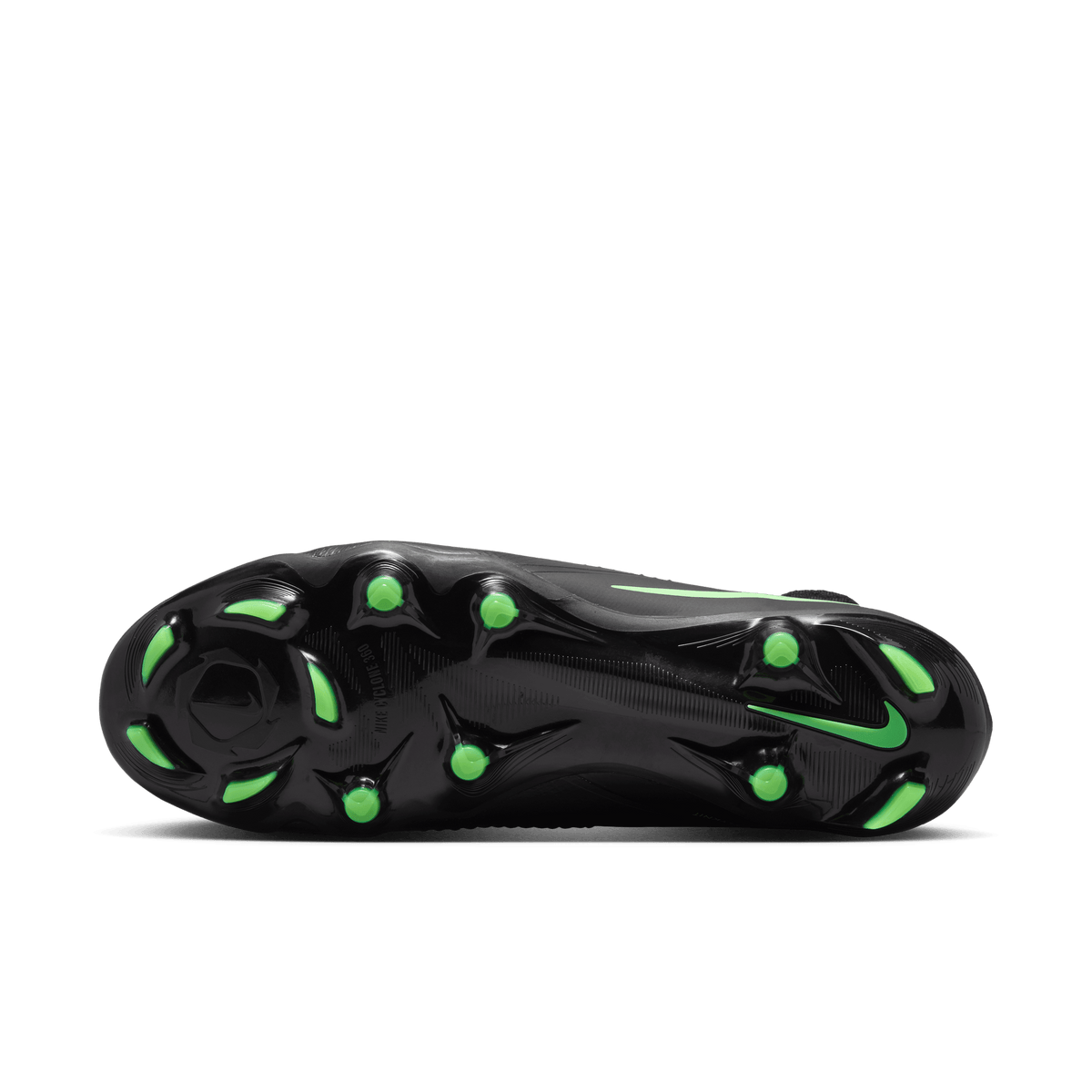 Nike Phantom 6 High Pro Firm-Ground Soccer Cleats- Black/Black/Illusion Green