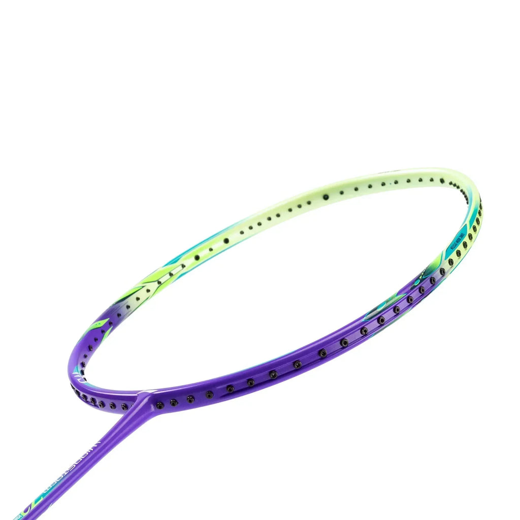 Li-Ning Windstorm 72 Power Purple and Green Racket - AYPU071-6