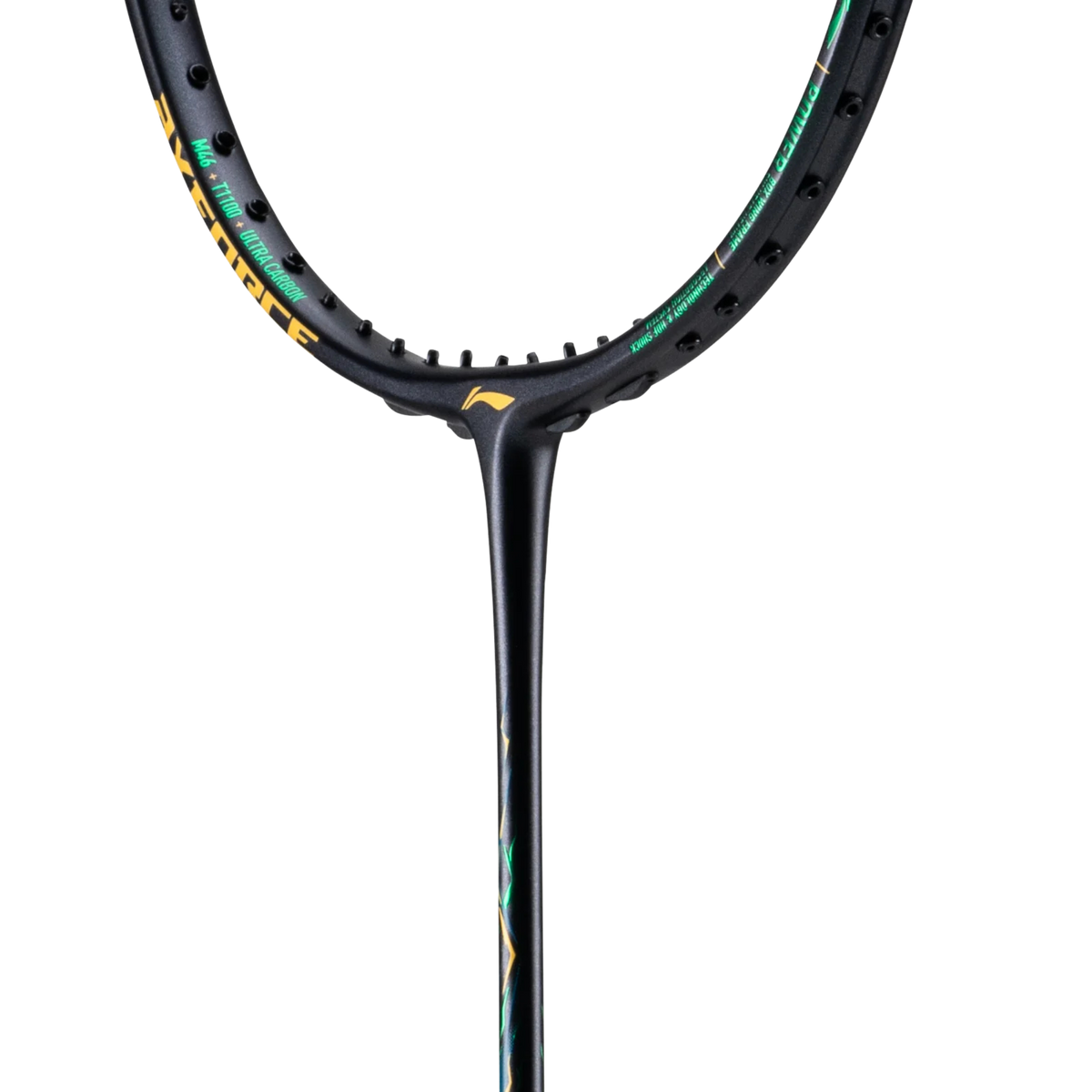 Li-Ning AxForce 100 Badminton Racket Gen II - Thunderstorm Green
