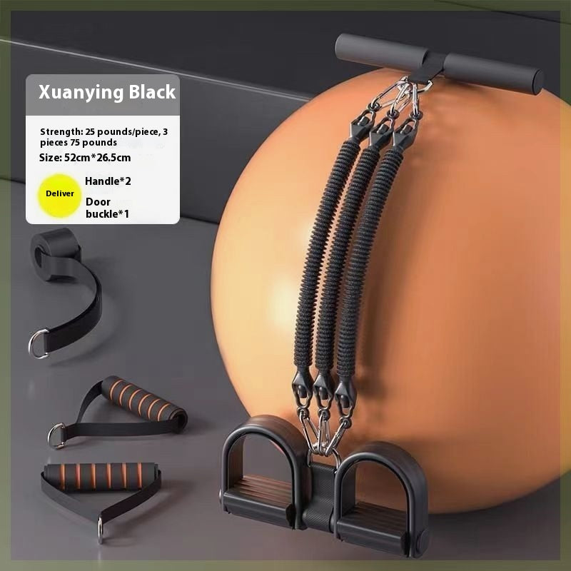 Pedal Chest Expander Anti-break Four-strand Pulling Rope Practice